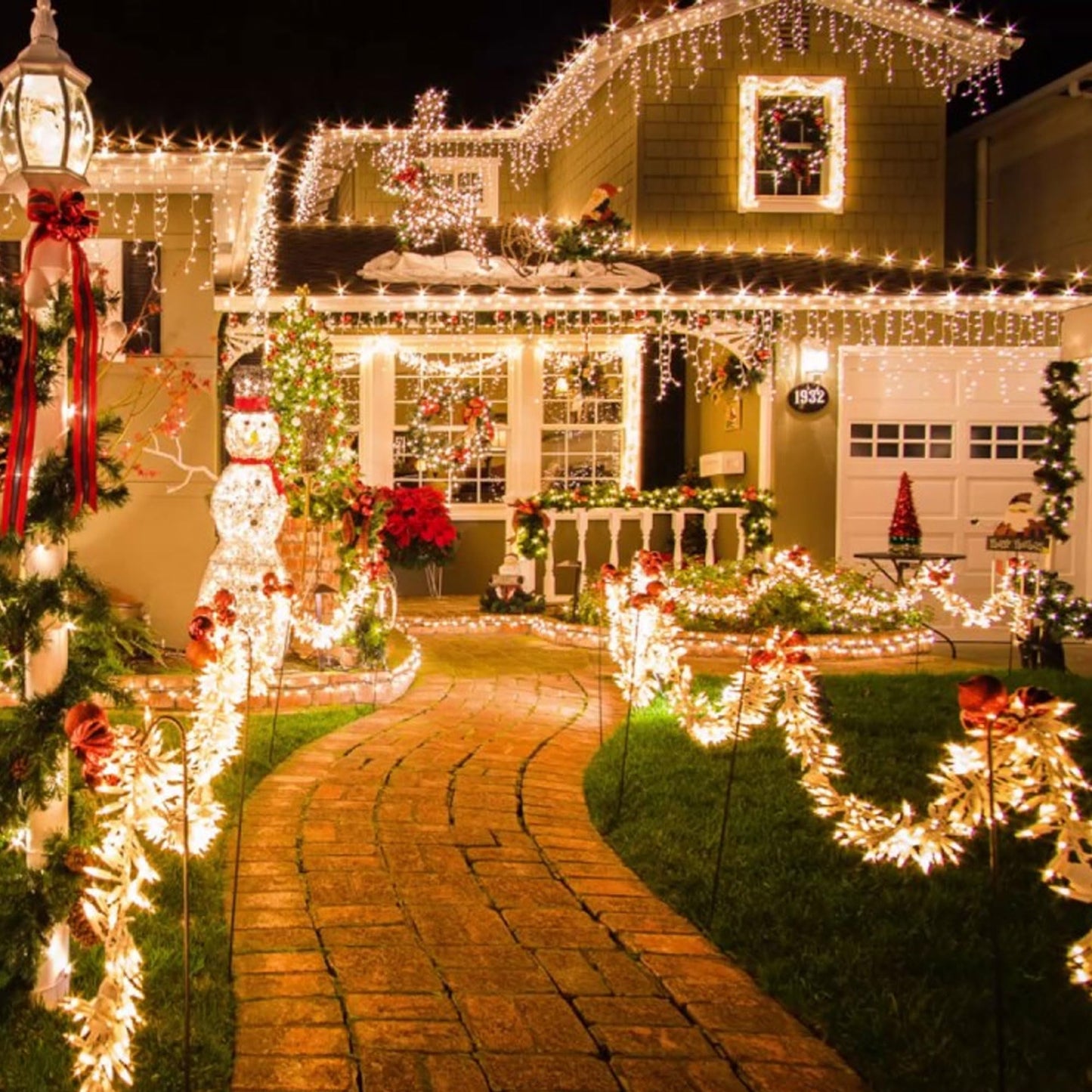 Rynx | Tw Shine 1000 Led Christmas Lights, 328Ft Warm White Light String With Remote Control, 8 Modes
