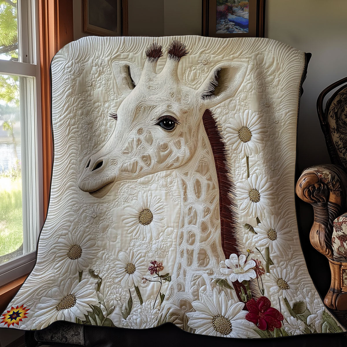 Rynx | White Giraffe Quilt