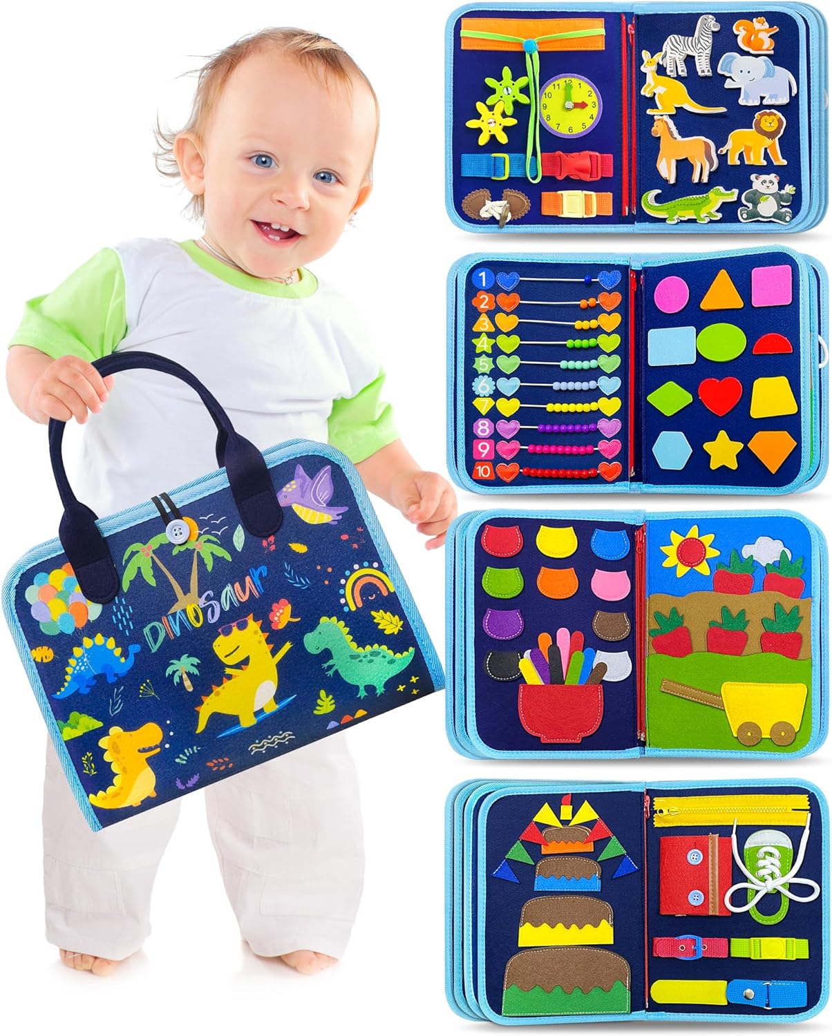 Rynx | Interactive Blue Game Board - Joy of Learning for Children