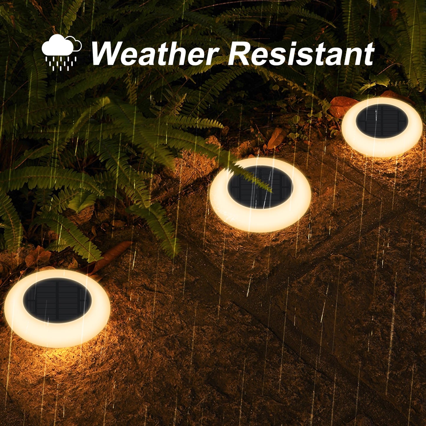 Rynx | Intelamp Color Changing Solar Light Outdoor 2 Pack with Remote Control - Garden and Path Lighting
