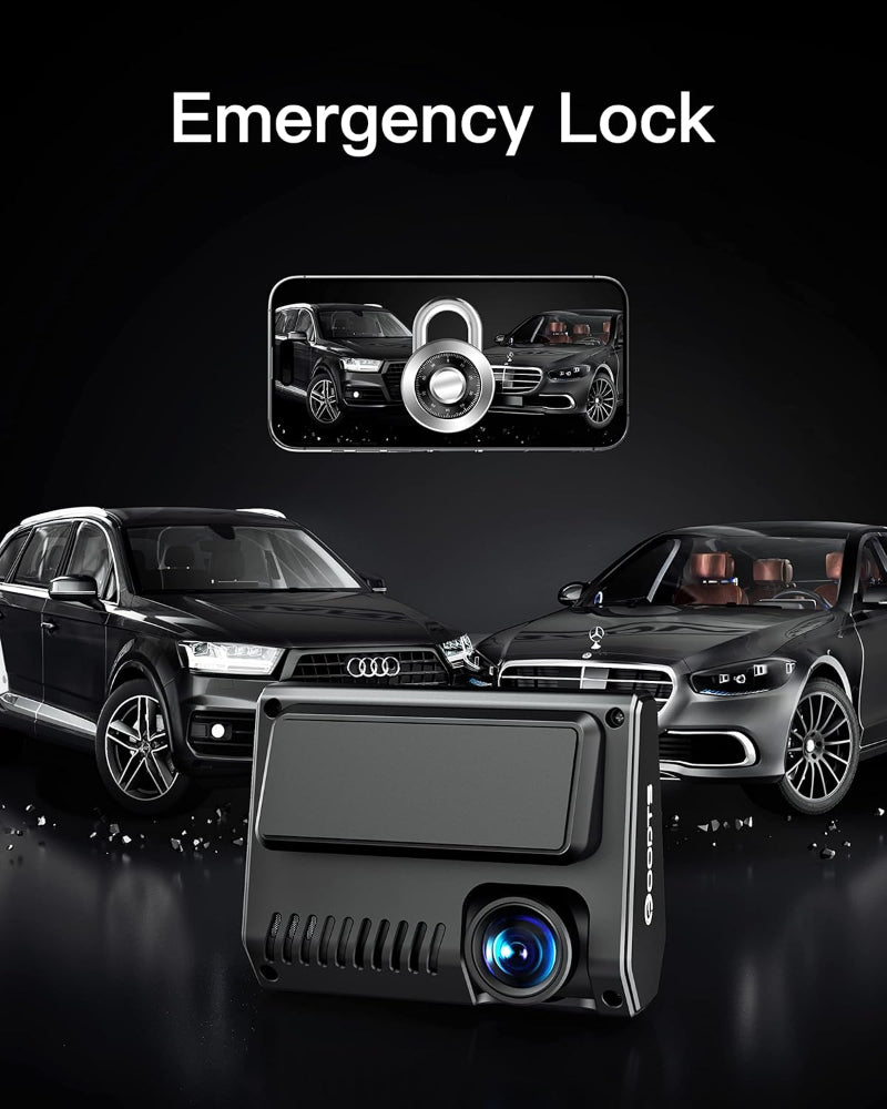 Rynx | 4K Dash Cam 2160P, WiFi with dedicated car charger, free 64GB SD card