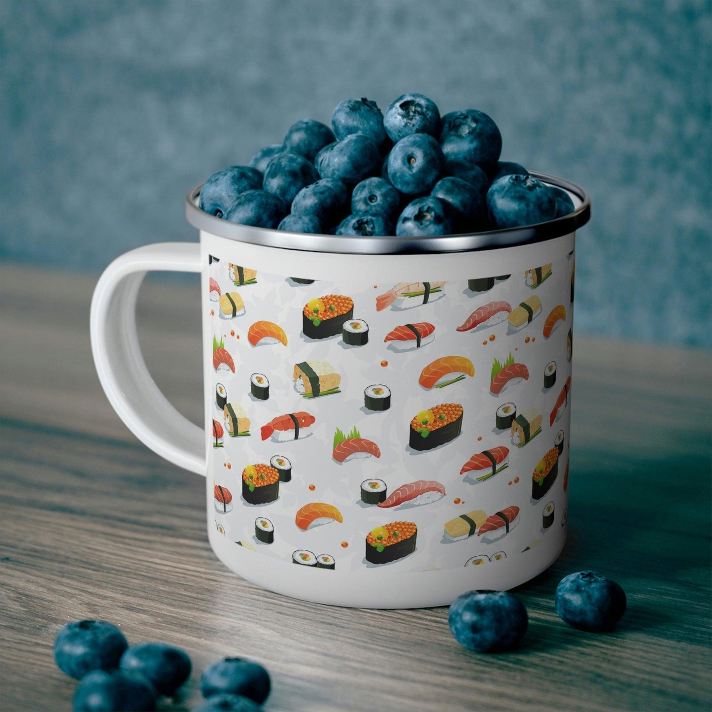 Rynx | Customizable Enamelled Stainless Steel Camping Mug - Perfect for Outdoor Enthusiasts