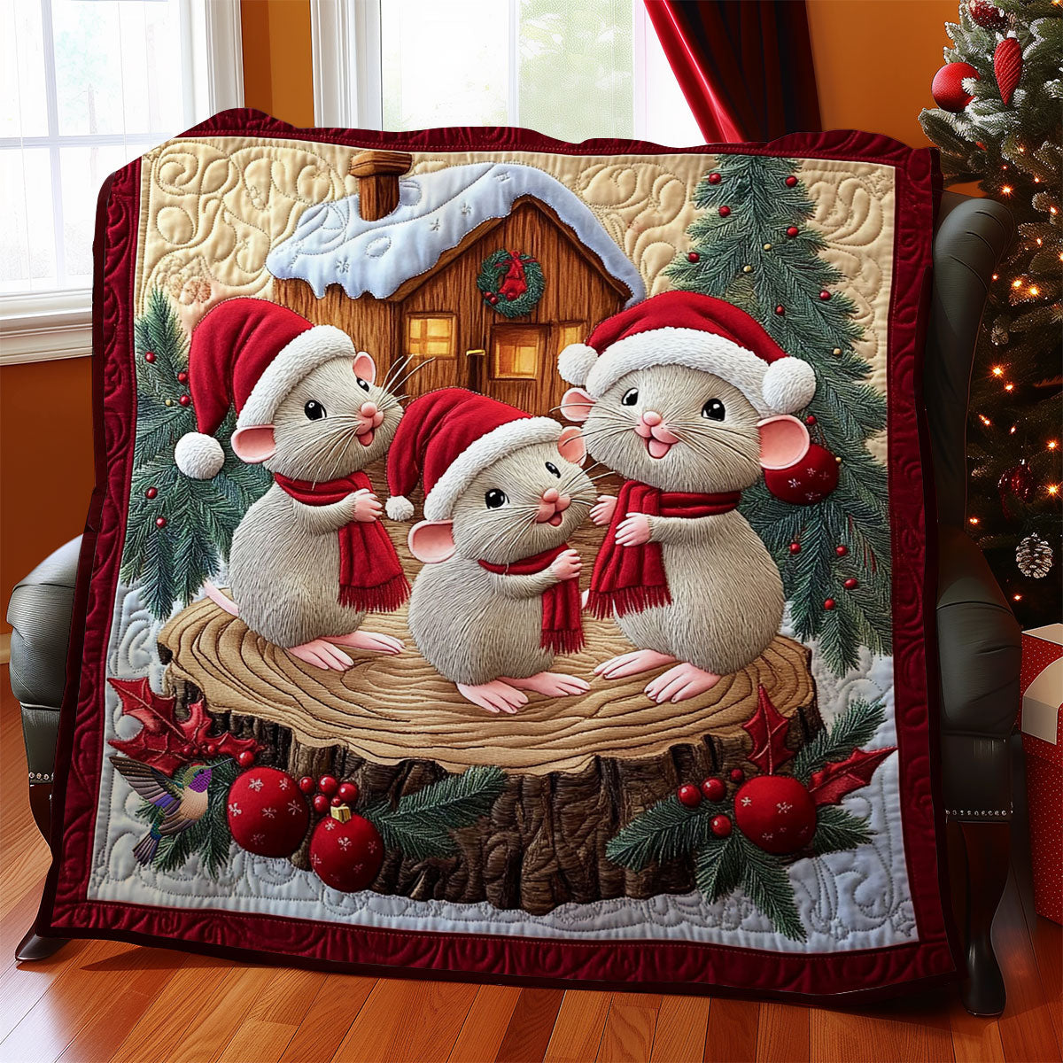 Rynx | Santa Mouse Quilt