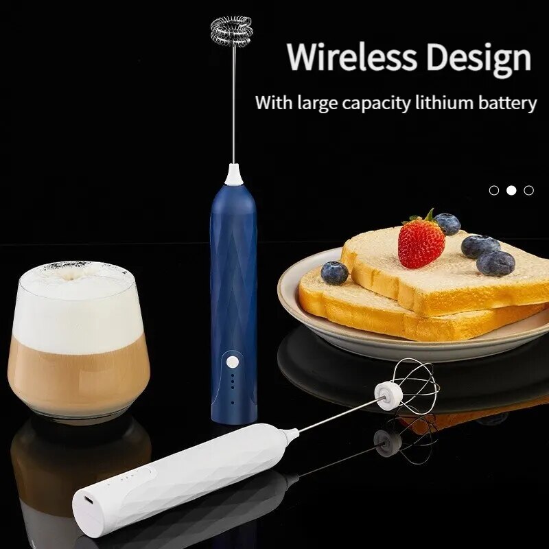 Rynx | 3-speed USB rechargeable hand mixer & milk frother