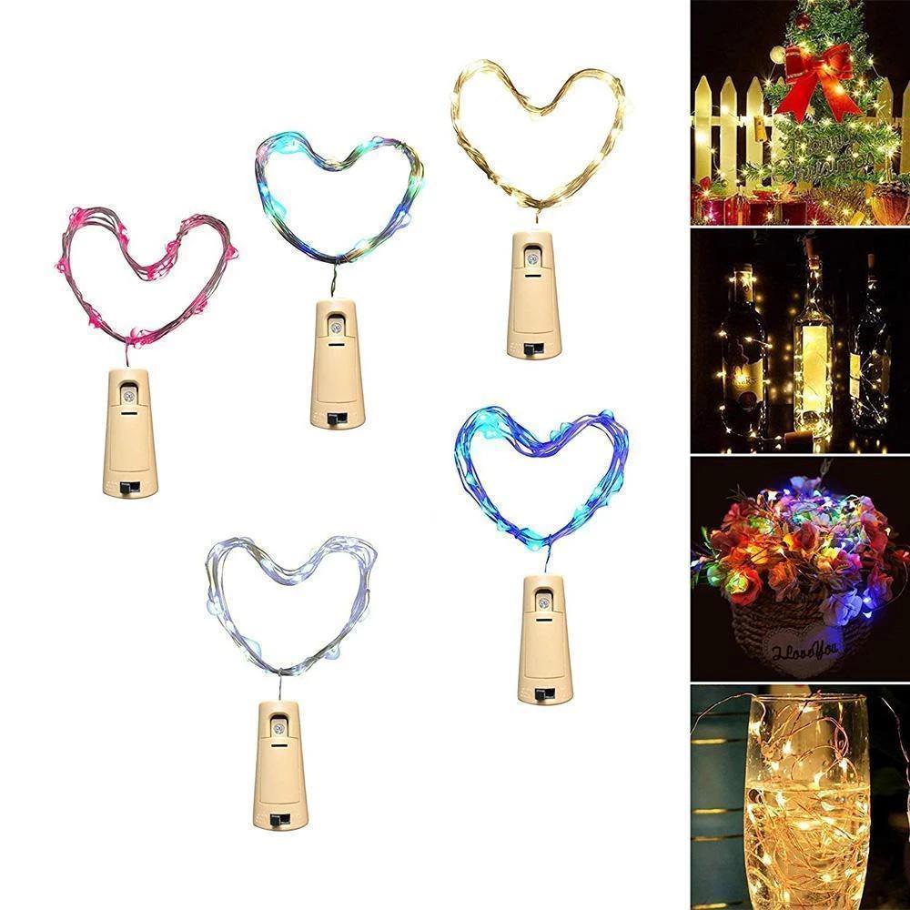 Rynx | LED bottle light cork night light DIY decor