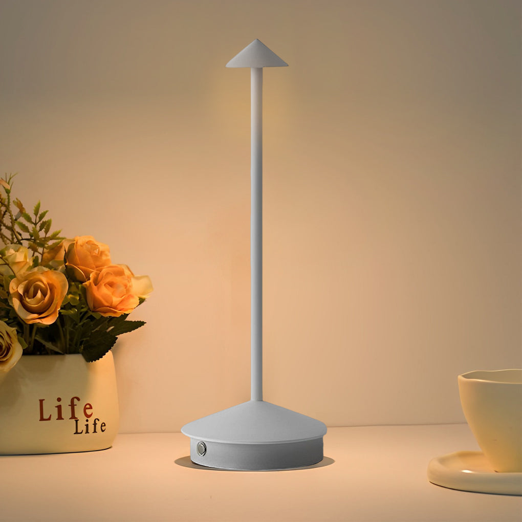 Rynx | LuminZen - Modern spherical desk lamp with RGB color changing and wireless charging