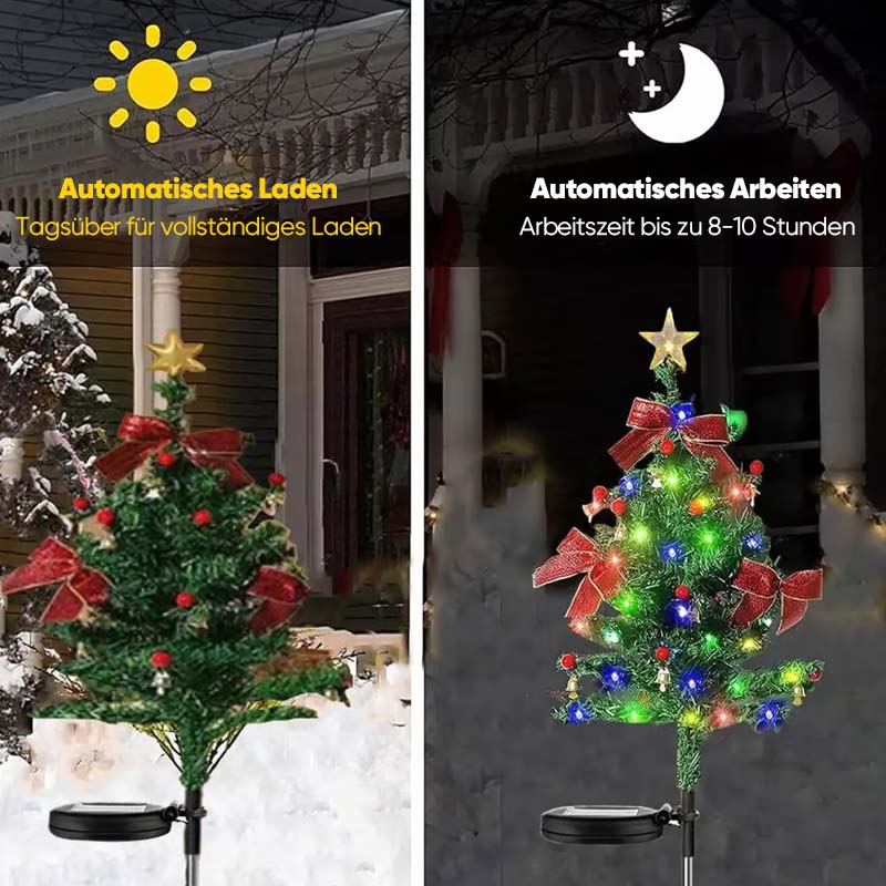Rynx | Solar-powered, waterproof Christmas tree decorative lights for outdoor use