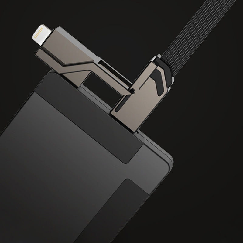 Rynx | 4-in-1 braided anti-tangle charging cable