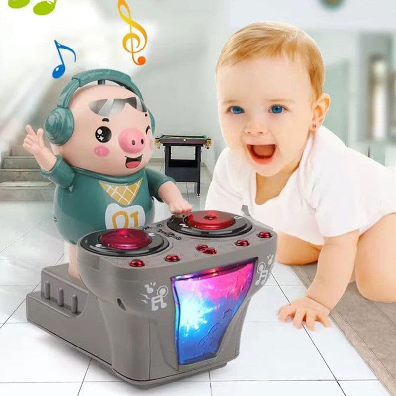 Rynx | DJ swinging pig toy