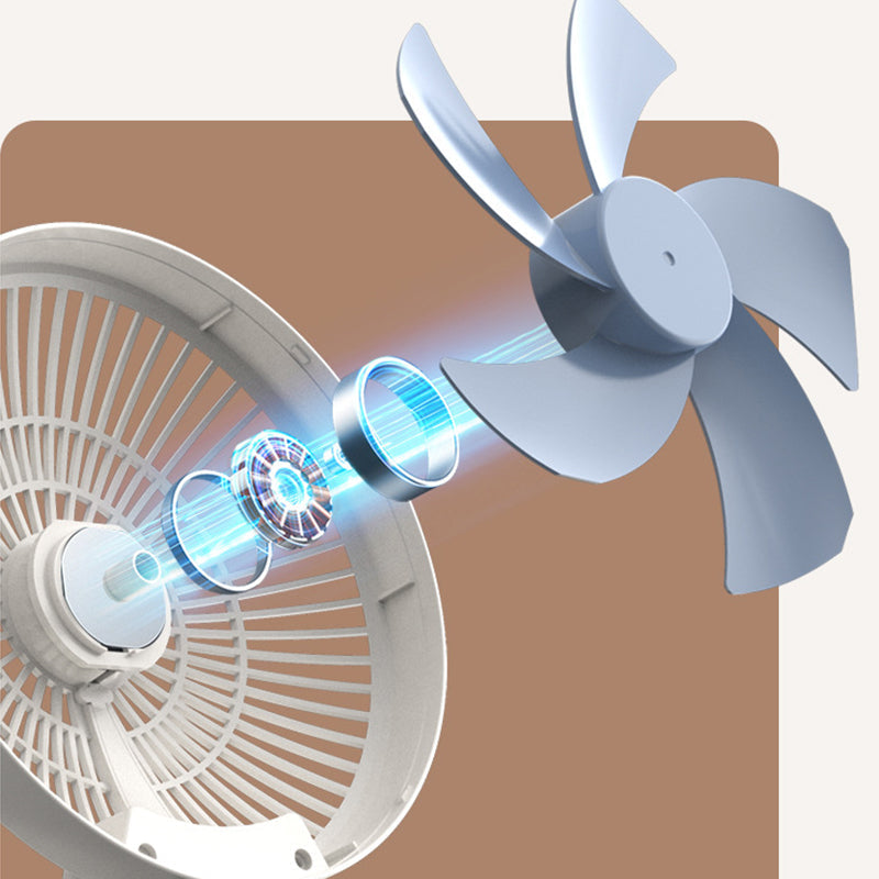 Rynx | Portable Mini Desk Fan, USB Rechargeable Adjustable Wall Fan