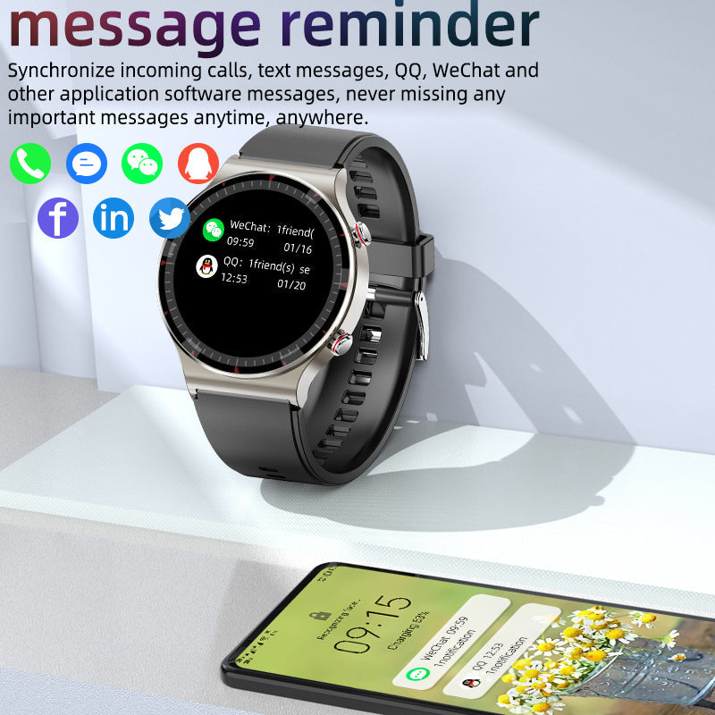 RYNX | Cfda Ekg Blood Oxygen Heart Rate Health Monitoring Smart Watch