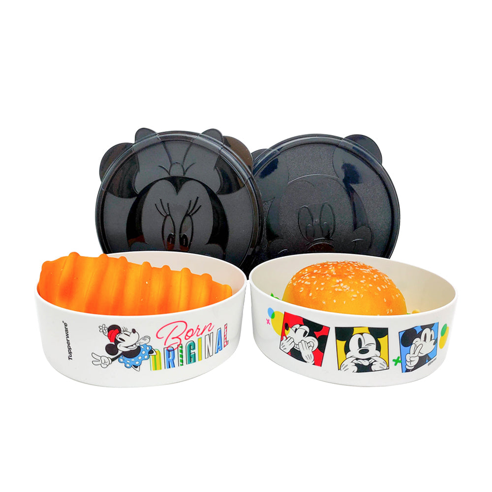 Rynx | Mickey & Minnie Hand-friendly Bowl - White