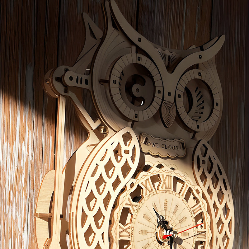 Rynx | Super mechanical wooden model puzzle set🦉