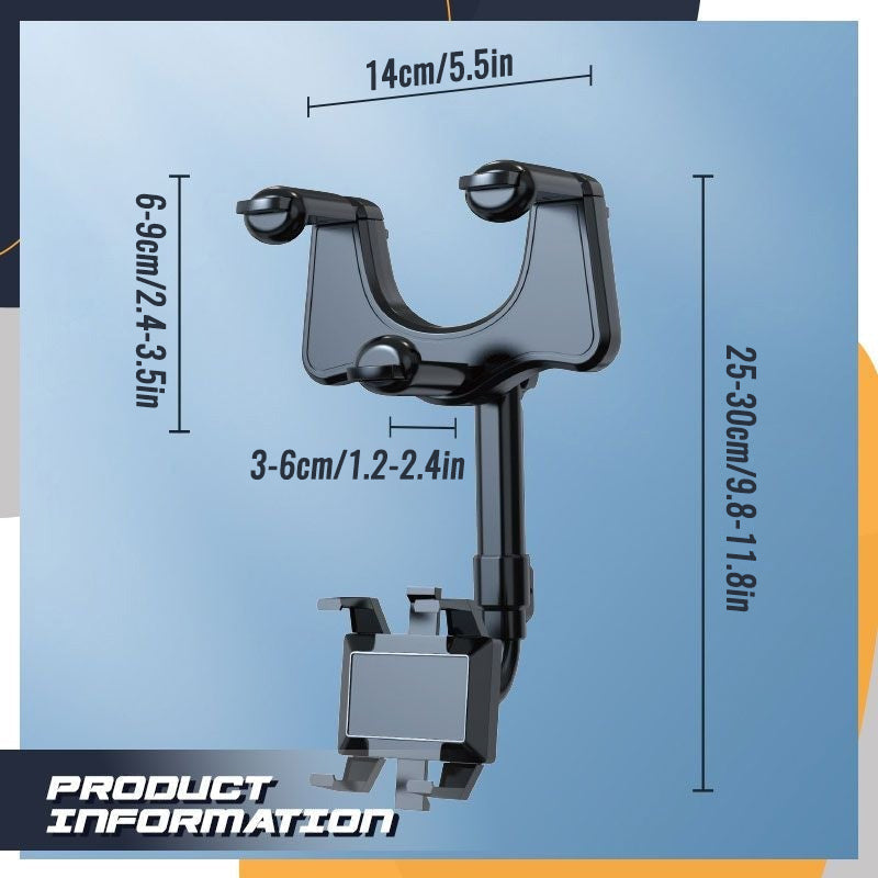 Rynx | Rotatable & Extendable Car Phone Holder