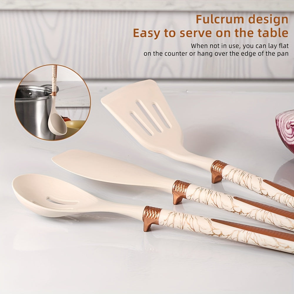 RYNX | Cooking - Cooking fun with the Elegant Silicone Kitchen Utensil Set