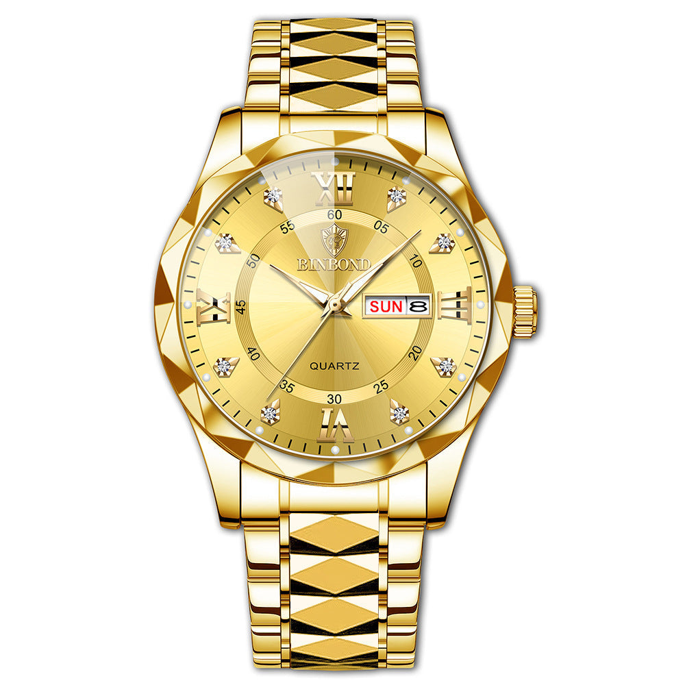 Rynx | Waterproof Luminous Dual Calendar Watch Men