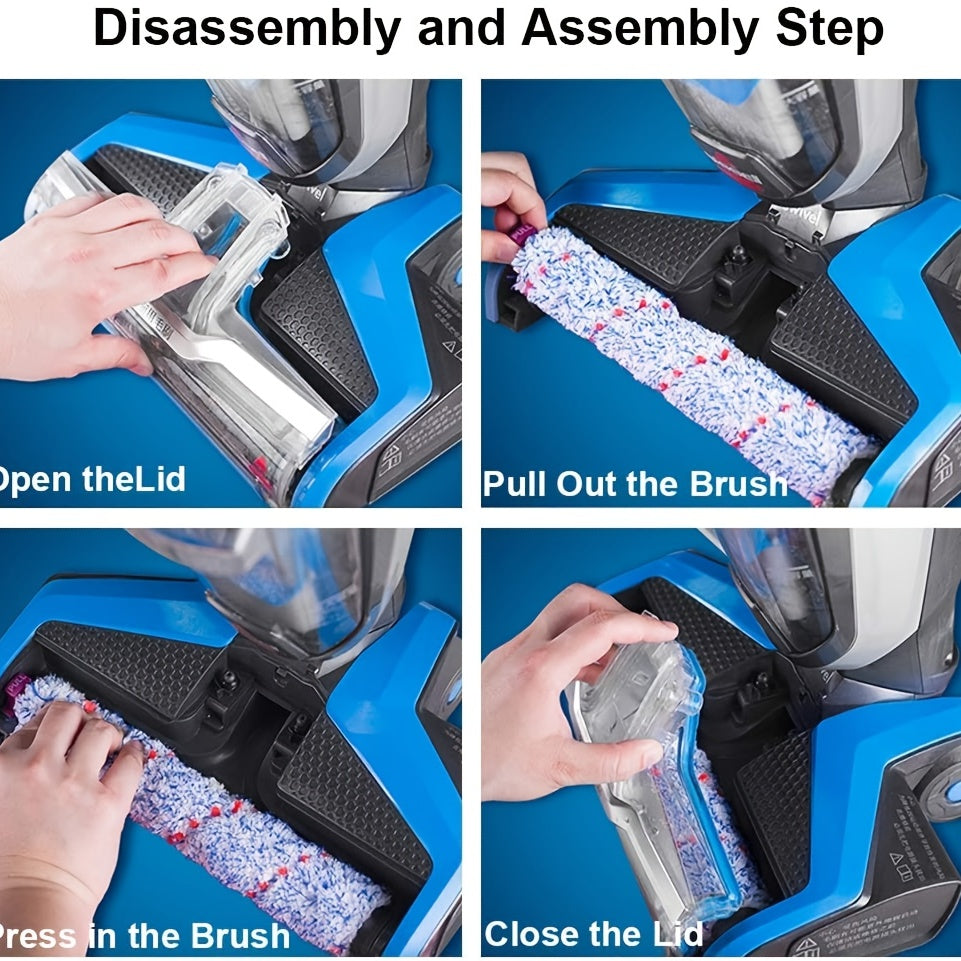 Rynx | Bissell CrossWave and CrossWave Pet Pro Velvet Brush Roller - 1pc/2pcs Vacuum Cleaner Accessory