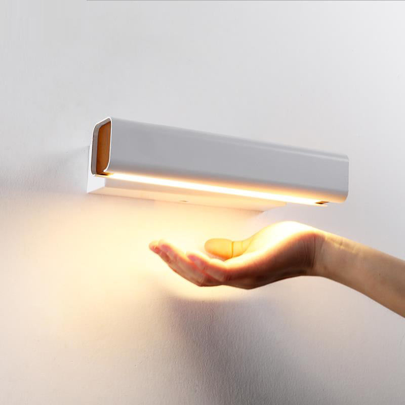 Rynx | Aqsa Modern LED Wall Lamp Indoor Reversible Rectangular Metal/Wood Living Room