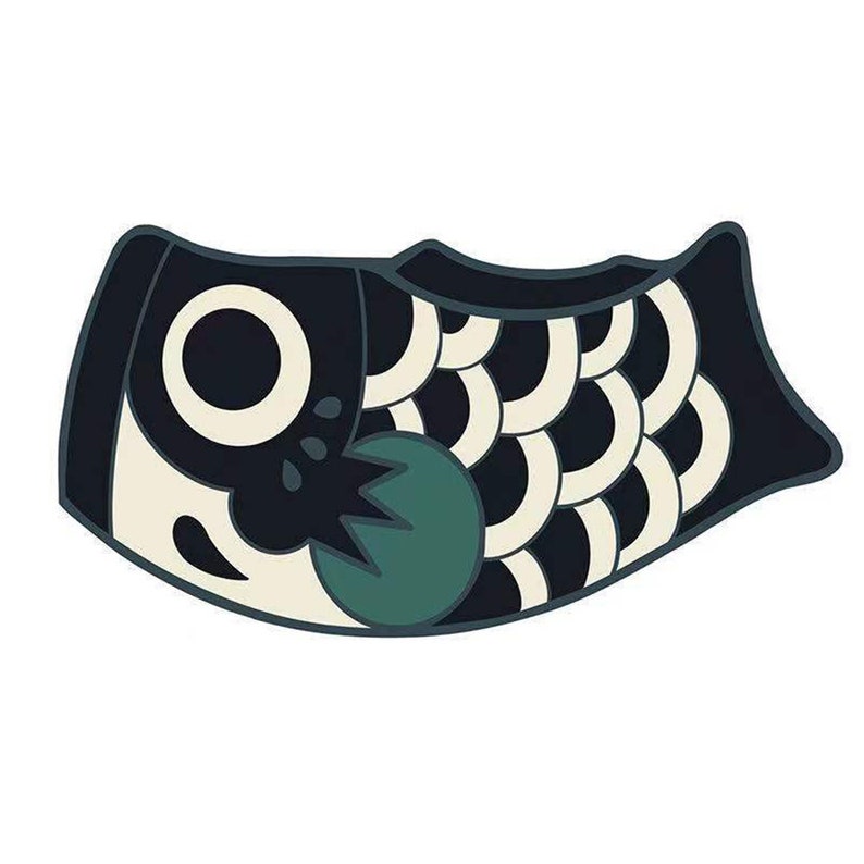 Rynx | Red and Yellow Koi Fish PVC Entrance Mat