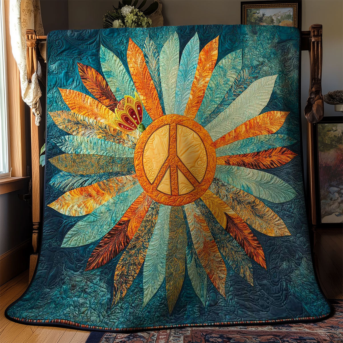 Rynx | Feathers Of Peace Quilt