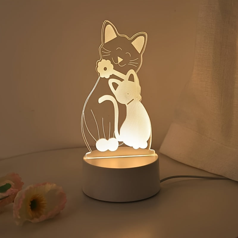 Rynx | GlowPair - Art Deco Dimmable Cat Night Light