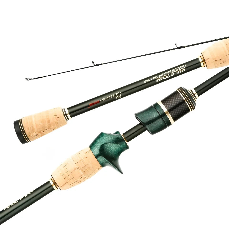 Rynx | Portable carbon fishing rod 1.8m/2.1m/2.4m | 4-5 section travel spinning rod