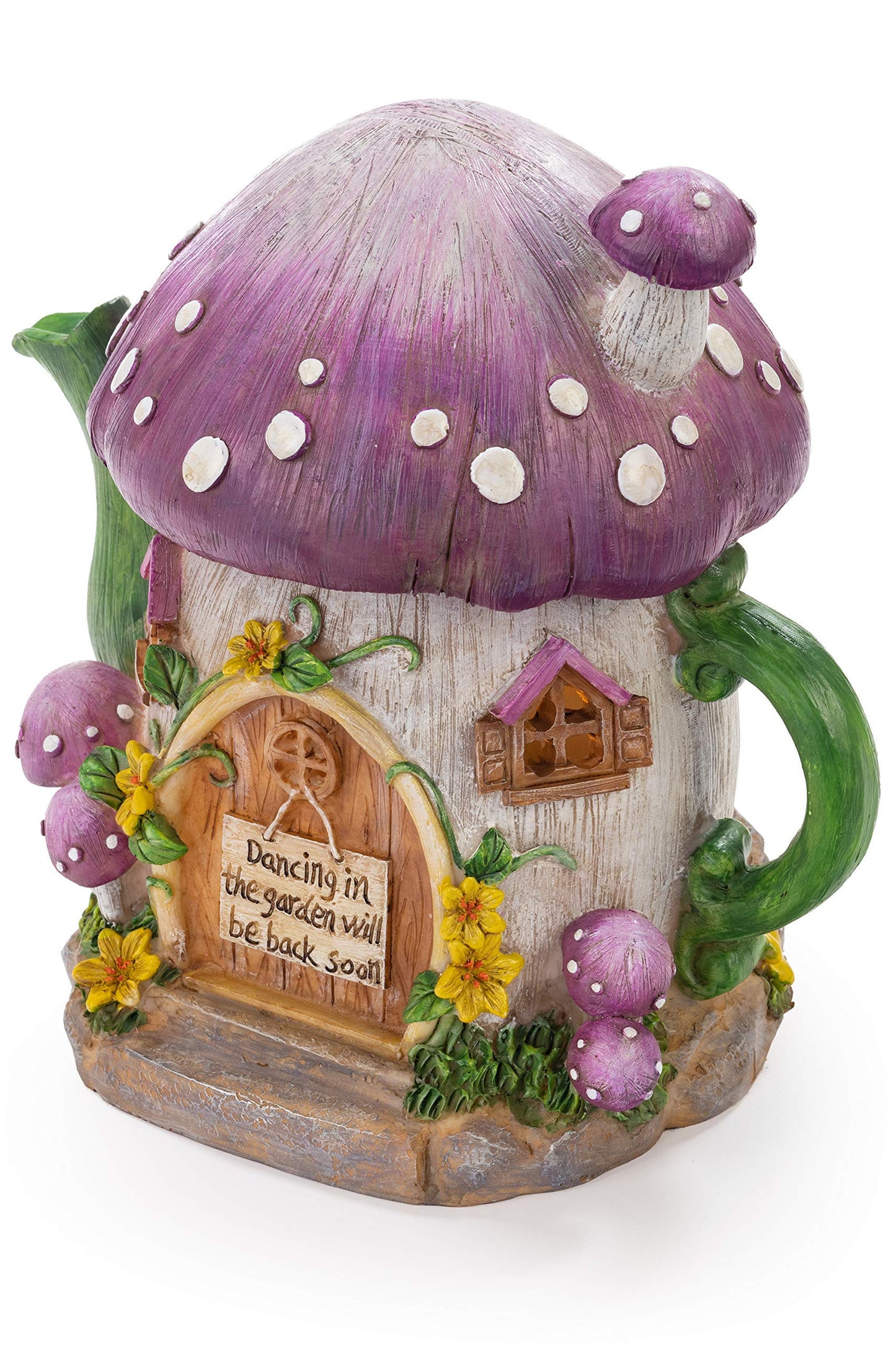 Rynx | Vp Home mushroom teapot sunlight - LED garden decoration for home and outdoor, fairy garden lights