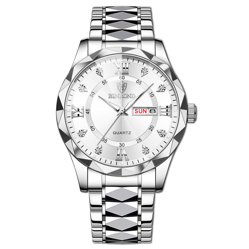 Rynx | Waterproof Luminous Dual Calendar Watch Men