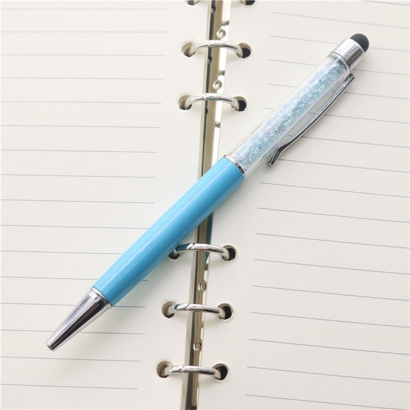Rynx | 1Pc New Gold Foil Pens Metal Ballpoint Pens Office Birthday Gifts Ballpoint Pen Engraved Names Private Laser Customize Logo Pen