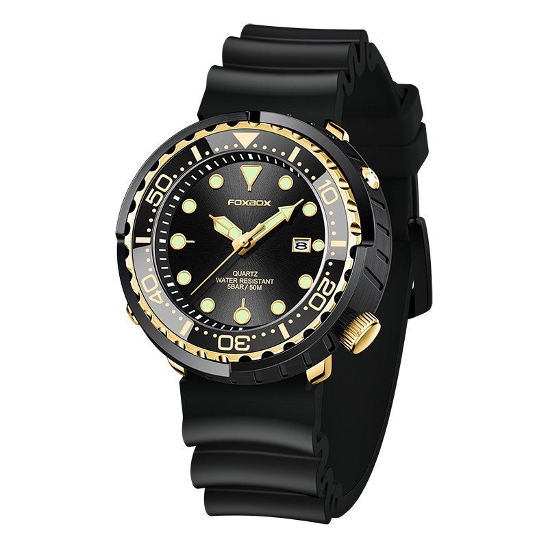 Rynx | Men's Quartz Watch Three-Hand Calendar Waterproof