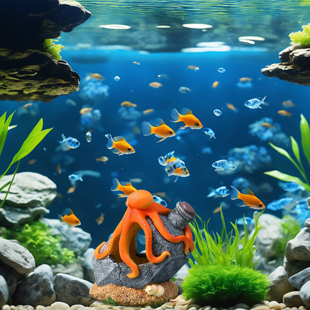 Rynx | Aquarium Octopus Floating Bottle Ornament