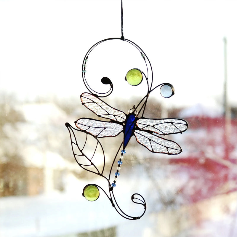 Rynx | Stained Glass Window Decoration Monarch Butterfly