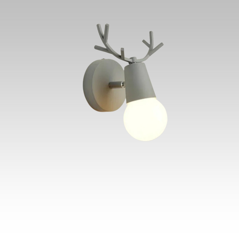 Rynx | AntlerGlow - Modern Adjustable Children's Room Wall Lamp