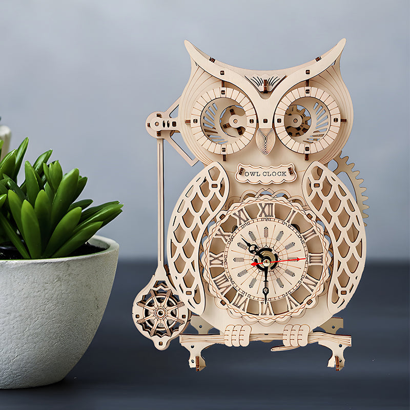 Rynx | Super mechanical wooden model puzzle set🦉