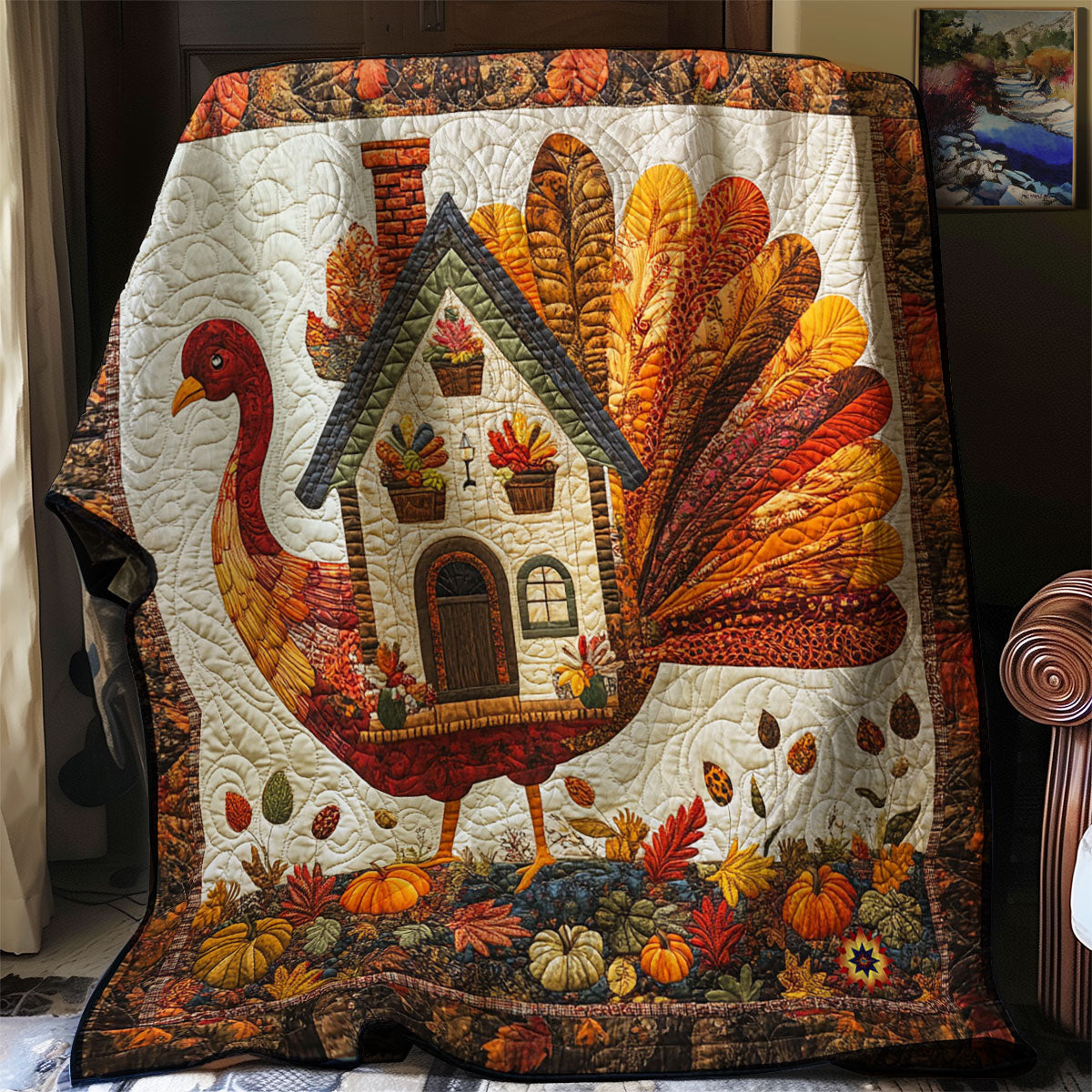 Rynx | Rustic Turkey House Quilt