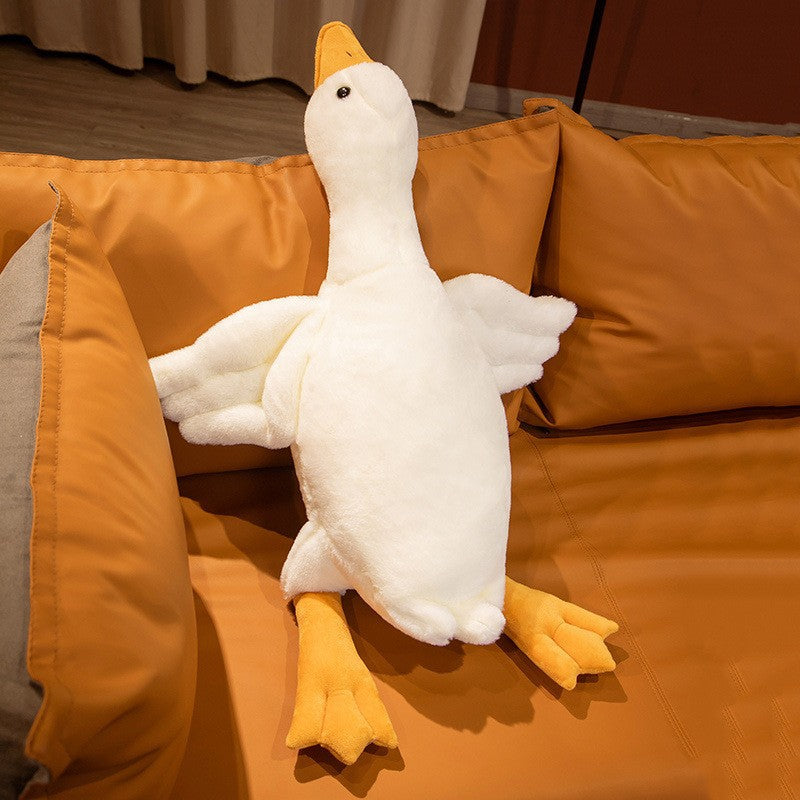 RYNX | Large White Goose Plush Pillow Sleeping Stuffed Animal