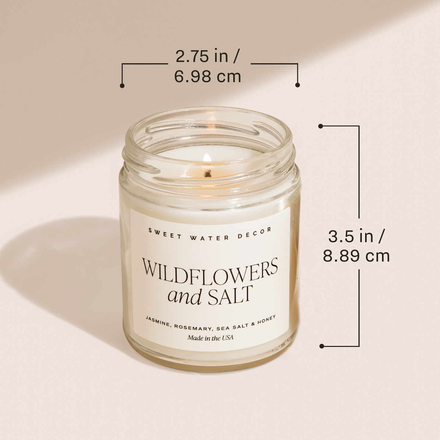 Rynx | Mr. & Mrs. Quote Candle - Clear Container - 9 oz