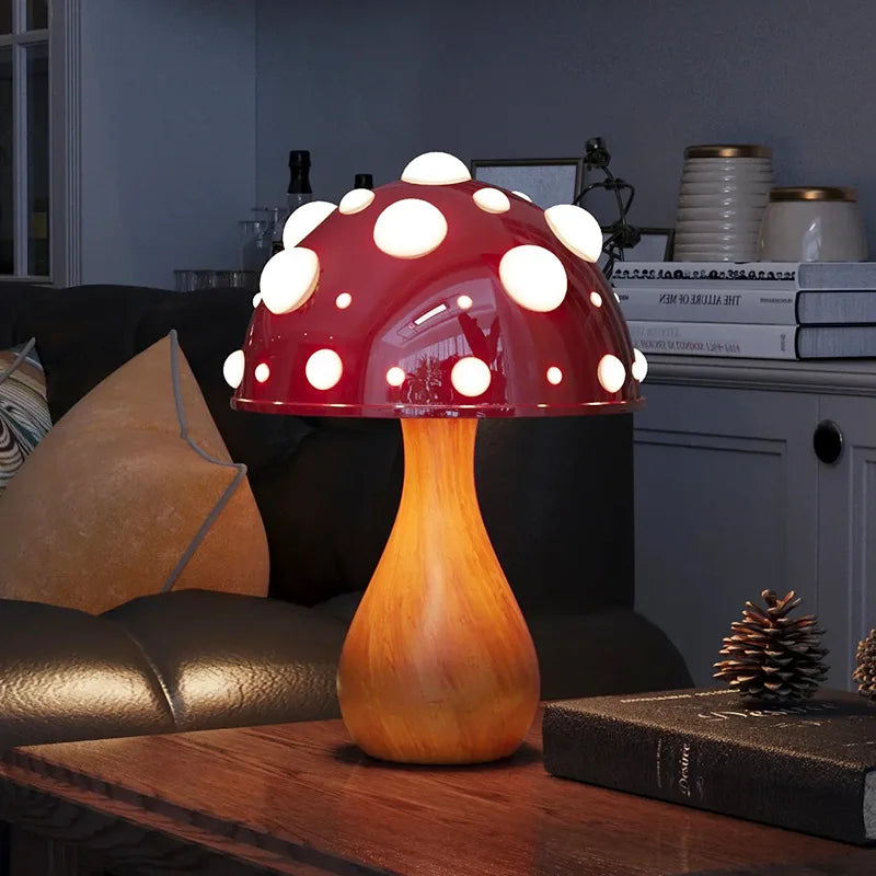 Rynx | Tricolored Mushroom Warm Light Atmosphere Lamp