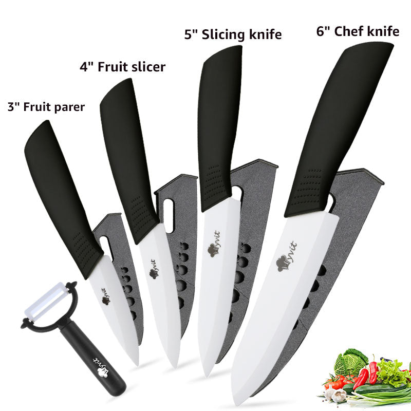 Rynx | Ceramic Kitchen Chef Mastery Knife Set