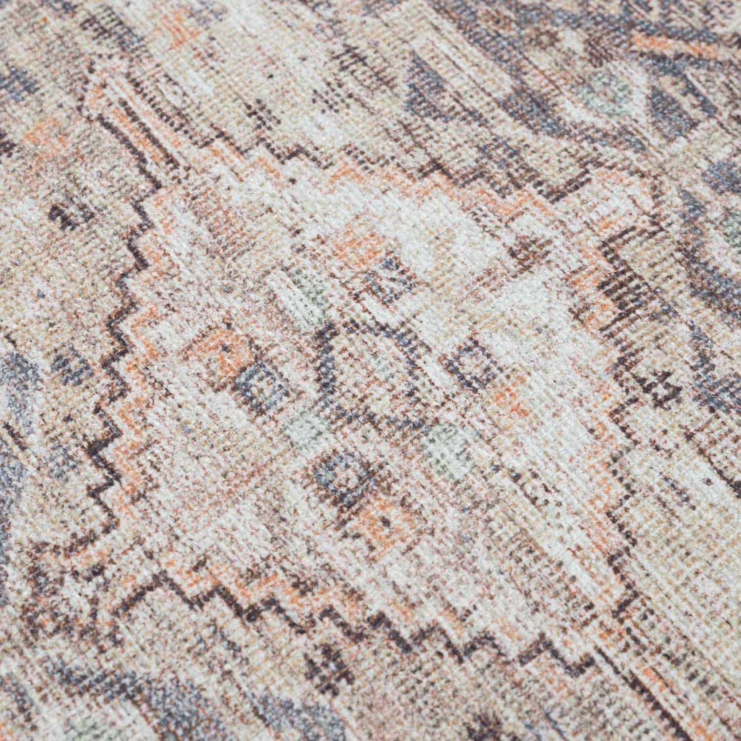 Rynx | Boho Tan Washable Rug