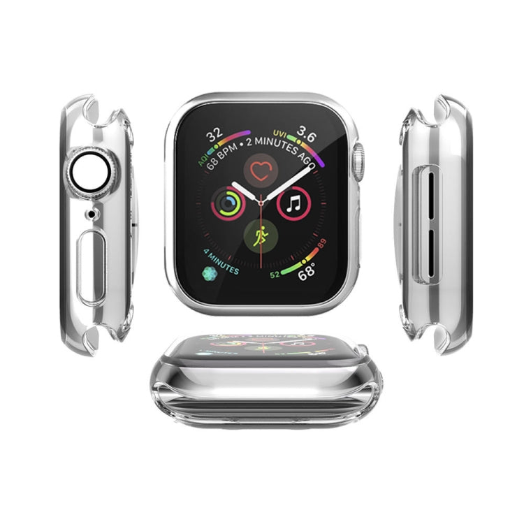 Rynx | Full Coverage Plating TPU Case for Apple Watch Series 5 & 4 40mm (Silver)