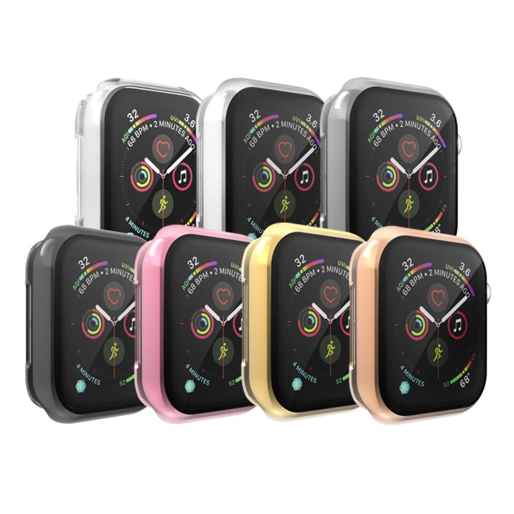 Rynx | Full Coverage Plating TPU Case for Apple Watch Series 5 & 4 40mm (Silver)
