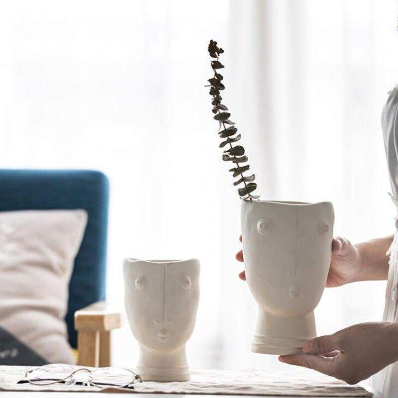 Rynx | Abstract Face Garden Vase