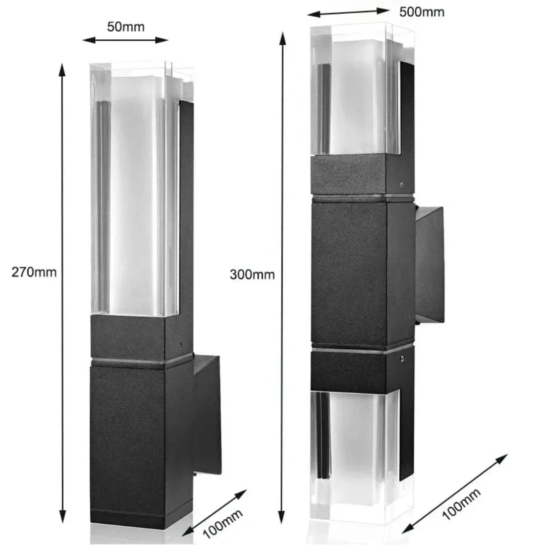 Rynx | Urbanglow - Aluminium-Acrylic Minimalist LED-Wall Lamp