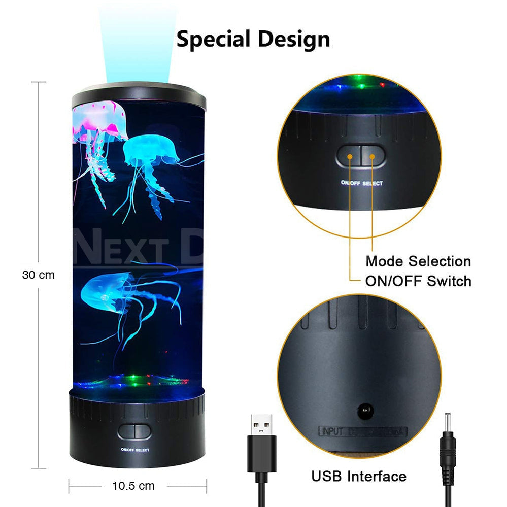 Rynx | Artificial Jellyfish Lava Night Lamp