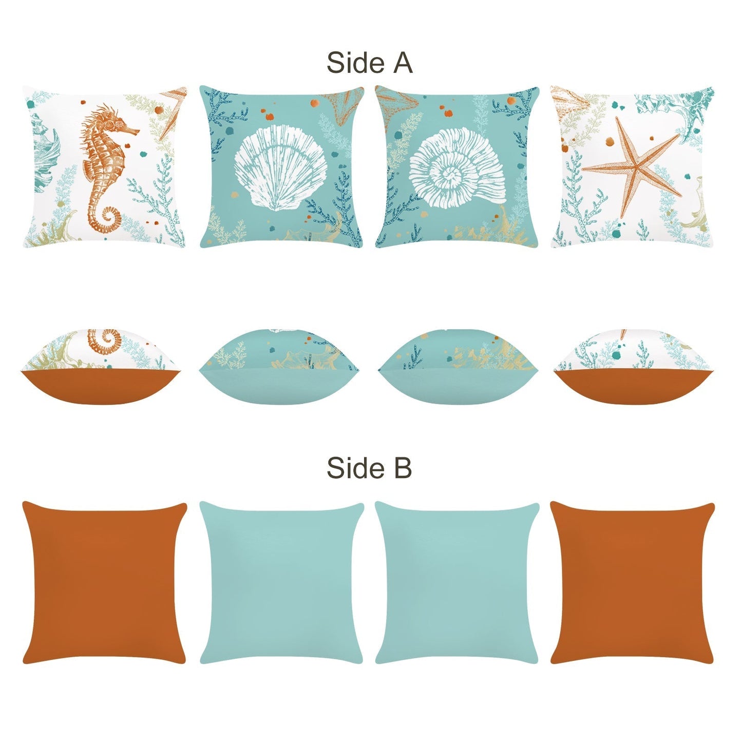 Rynx | Beach Seahorse Pillowcases