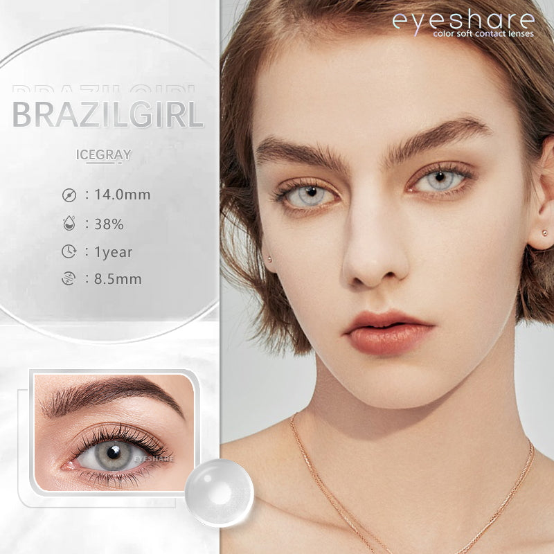 Rynx Brazilgirl Ice Grey 14.0mm 1 Pair | 1 Year