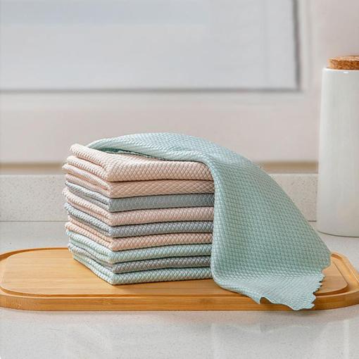 Rynx | Fish scale microfiber polishing cleaning cloth