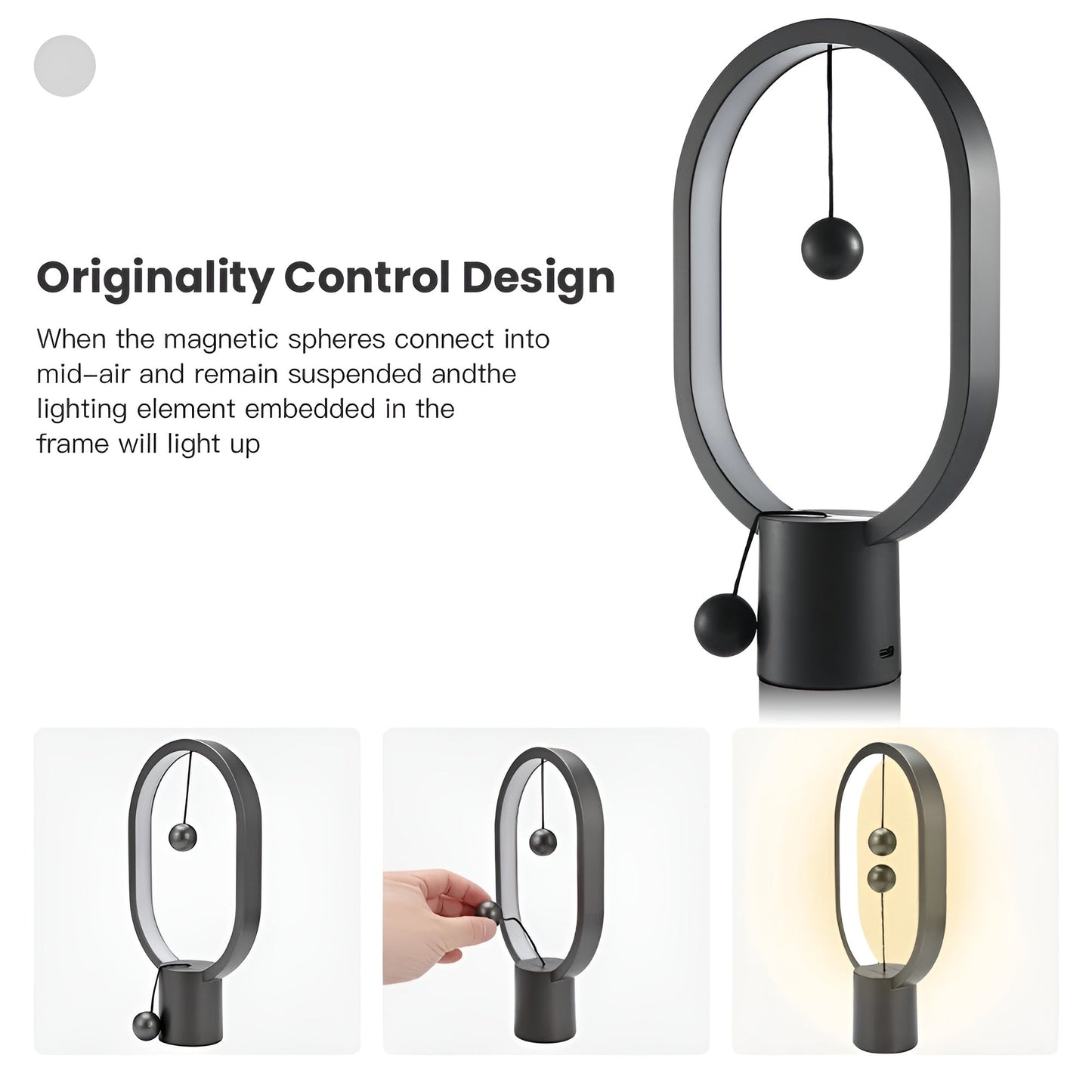 RYNX | LED BalanceGlow Lamp – Refined Atmosphere & USB Charging