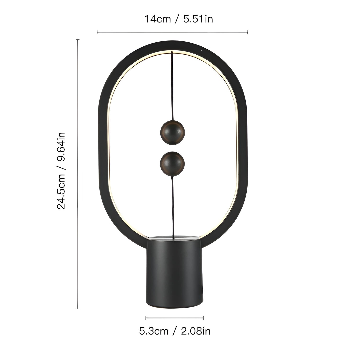 RYNX | LED BalanceGlow Lamp – Refined Atmosphere & USB Charging